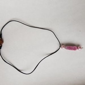 Pink Geode Choker Necklace